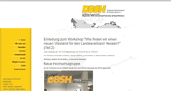 Desktop Screenshot of dbsh-hessen.de